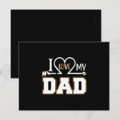 Gifts Dad | I Love My Father ポストカード (正面/裏面)