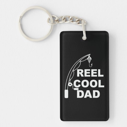 Gifts Dad | Reel Cool Dad キーホルダー (正面)