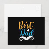 Gifts Father | Best Dad ポストカード (正面/裏面)