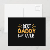 Gifts Father | Best Daddy Ever ポストカード (正面/裏面)