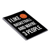 Gifts For Bball Players Sports Basketball Team ノートブック (右側)