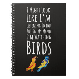 Gifts For Bird Enthusiasts Birdwatching Quotes ノートブック
