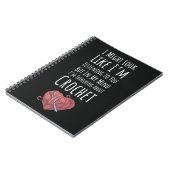 Gifts For Crochet Lovers Crocheting For Her ノートブック (左側)