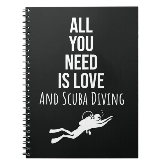 Gifts For Divers Scuba Diving Snorkeling Sport ノートブック (正面)