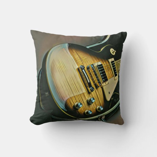 Gifts for guitarist クッション (正面)