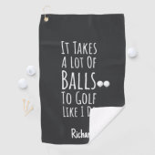 Gifts For Male Golfers Personalized Funny Guys Men ゴルフタオル (インサイチュ)