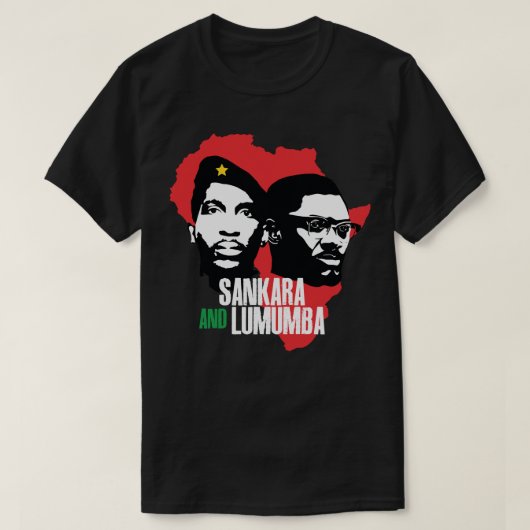 Gifts For Men Che Guevara Thomas Of Sankara Africa Tシャツ (デザイン正面)
