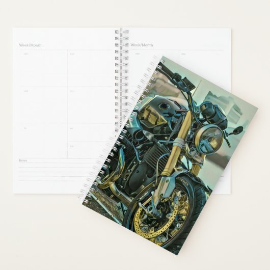 Gifts for motorcyclists プランナー手帳 (ディスプレー)
