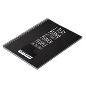 Gifts For Piano Lovers Pianist Music Keyboard ノートブック (左側)