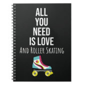 Gifts For Rollerskaters Rollerskating Rollerskates ノートブック (正面)