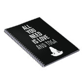 Gifts For Yoga Enthusiasts For Her ノートブック (右側)