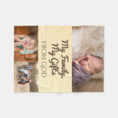 Gifts From God フリースブランケット (正面(横))