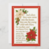 Gifts of Grace – Matthew 2:11 Christmas Blessing シーズンカード (正面)