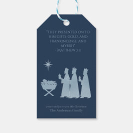 Gifts of the Magi – Three Kings Nativity Scene ギフトタグ