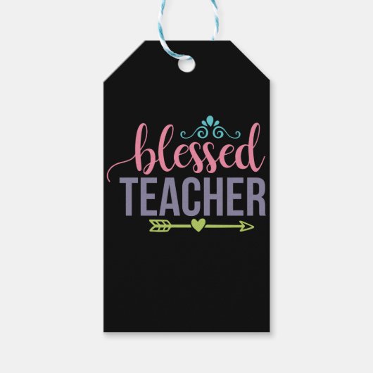 Gifts Teacher | Blessed Teacher ギフトタグ (正面)