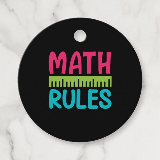 Gifts Teacher | Math Rules フェイバータグ (正面)