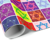 Giftwrap -ユダヤ人の星- Giftwrappingの紙 ラッピングペーパー (ロールコーナー)