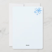 Gifty Time Blue Purple Checkerboard Christmas シーズンカード (裏面)