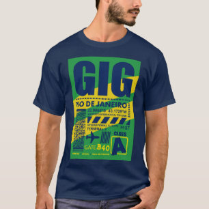 GIGリオデジャネイロエアポート Tシャツ