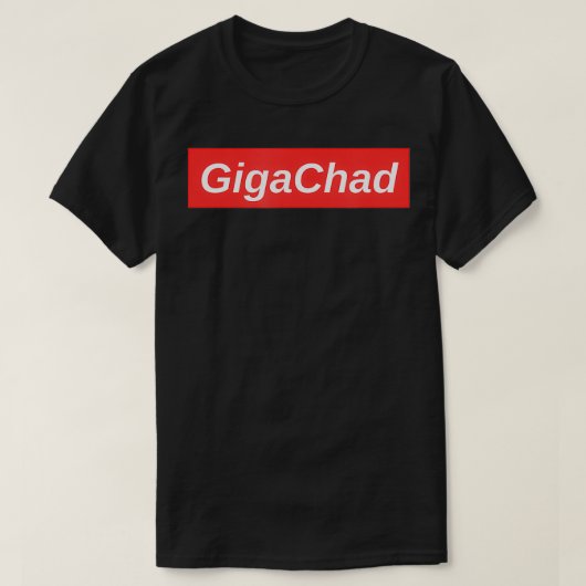 Giga Chad Gigachad Bitcoin Cryptocurrency Meme  Tシャツ (デザイン正面)