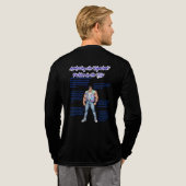GIGACHAD IN 80S トライブレンドＴシャツ (背面全体)