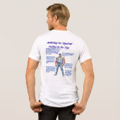 GIGACHAD IN 80S トライブレンドTシャツ (裏面全面)