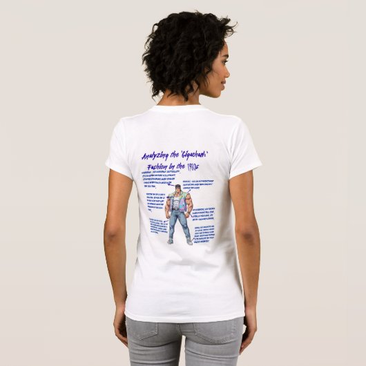 GIGACHAD IN 80S Tシャツ (裏面フル)