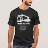 Giganotosaurus Skull Fossil Hunter Dinosaur Fact S Tシャツ (正面)