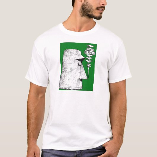 Giganticus Headicusのルート66のAntaresの道の緑 Tシャツ (正面)