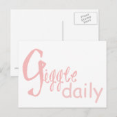Giggle Dailyはがき ポストカード (正面/裏面)