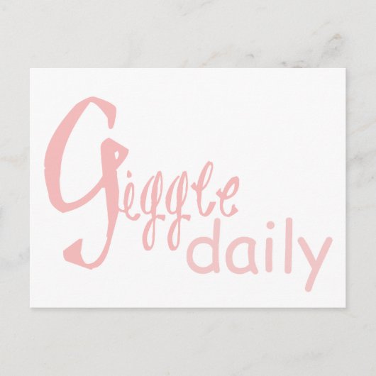 Giggle Dailyはがき ポストカード (正面)