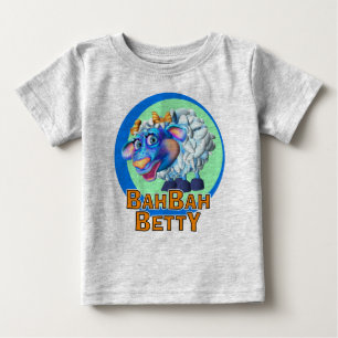 GiggleBellies Bah Bahベティヒツジ ベビーTシャツ