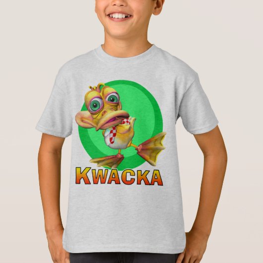 GiggleBellies Kwackaアヒル Tシャツ (正面)