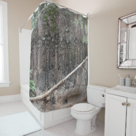 Gigglersの歩く岩石彫刻の夜 シャワーカーテン