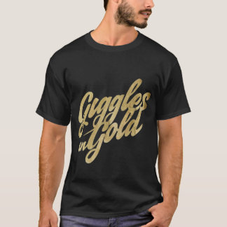 Gigglesの金ゴールド Tシャツ