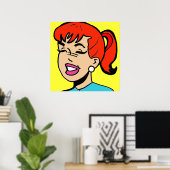 Giggles Comic Strip Poster ポスター (ホームオフィス)