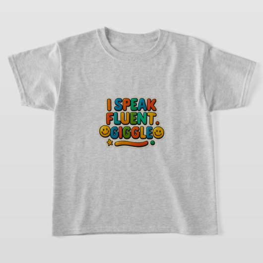 Giggles Kids Teeに堪能 Tシャツ (レイダウン)
