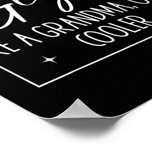 Gigiおばあちゃんだけのお母さクールんの日 ポスター (角)