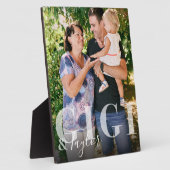 Gigiと孫スクリプト名フォトキープサケ フォトプラーク (側面)