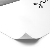 Gigiと私のおばあちゃんパーソナライズされたのための写真ギフト ポスター (角)