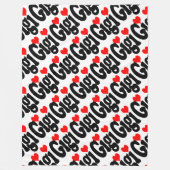 Gigiのフリースブランケット フリースブランケット (正面)