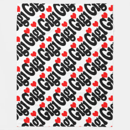 Gigiのフリースブランケット フリースブランケット