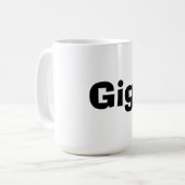 Gigiのマグ コーヒーマグカップ (正面左)
