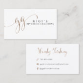 Gigiの川岸の創造 名刺 (正面/裏面)