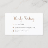 Gigiの川岸の創造 名刺 (裏面)