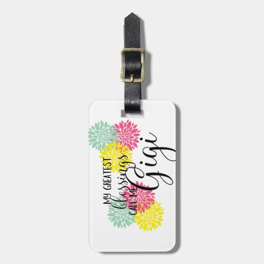 Gigiの恵み ラゲッジタグ (正面縦)