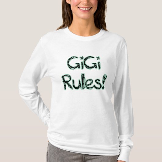 GiGiの規則! Tシャツ (正面)