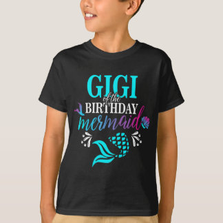 Gigiの誕生日人魚のマッチング家族 Tシャツ
