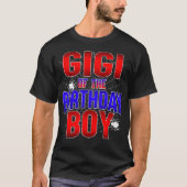 Gigiの誕生日男の子の衣装スパイダーウェブの日P Tシャツ (正面)