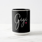 Gigiギフト女性おばあちゃんクリスマスプレゼント孫 ツートーンマグカップ (中央)